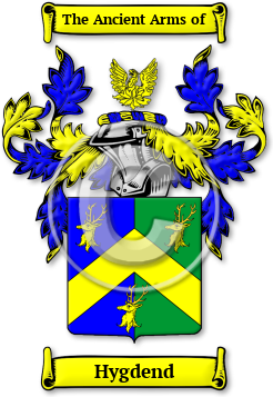 Hygdend Family Crest Download (jpg) Legacy Series - 150 DPI