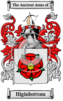 Higinbottom Family Crest Download (JPG) Heritage Series - 600 DPI