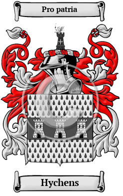 Hychens Family Crest/Coat of Arms