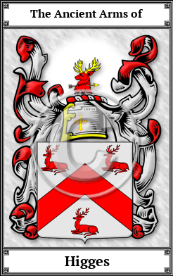 Higges Family Crest Download (JPG) Book Plated - 600 DPI