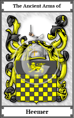 Heemer Family Crest Download (JPG)  Book Plated - 150 DPI
