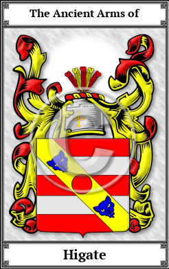 Higate Family Crest Download (JPG)  Book Plated - 150 DPI