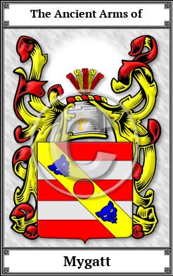 Mygatt Family Crest Download (JPG) Book Plated - 600 DPI