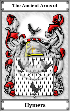 Hymers Family Crest Download (JPG)  Book Plated - 150 DPI