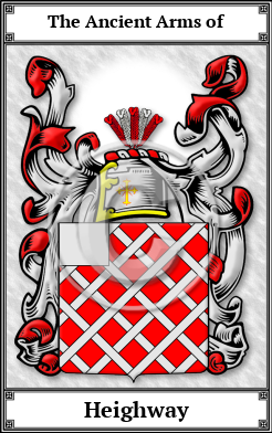 Heighway Family Crest Download (JPG)  Book Plated - 150 DPI