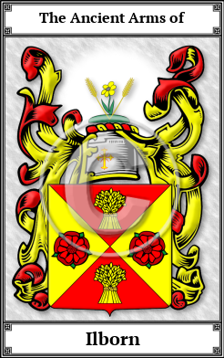 Ilborn Family Crest Download (JPG)  Book Plated - 150 DPI