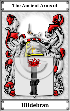 Hildebran Family Crest Download (JPG)  Book Plated - 150 DPI