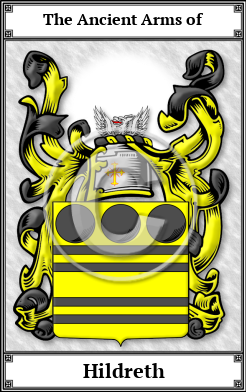 Hildreth Family Crest Download (JPG)  Book Plated - 150 DPI