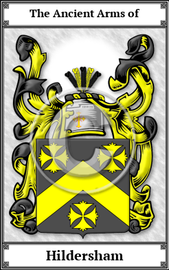 Hildersham Family Crest Download (JPG)  Book Plated - 150 DPI