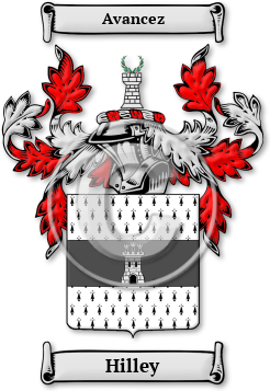Hilley Family Crest Download (jpg) Legacy Series - 150 DPI