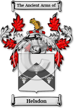 Helsdon Family Crest Download (jpg) Legacy Series - 150 DPI