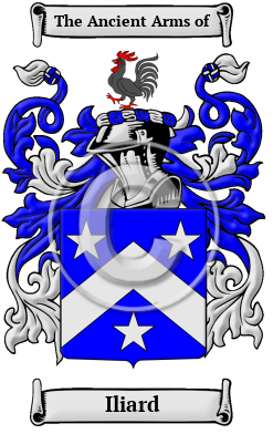 Iliard Family Crest/Coat of Arms