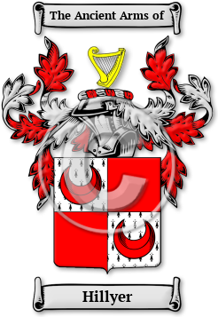 Hillyer Family Crest Download (jpg) Legacy Series - 150 DPI