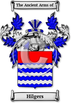 Hilgers Family Crest Download (jpg) Legacy Series - 150 DPI