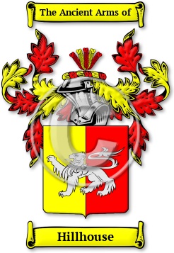 Hillhouse Family Crest Download (jpg) Legacy Series - 150 DPI