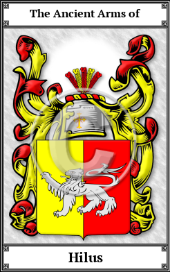 Hilus Family Crest Download (JPG) Book Plated - 600 DPI
