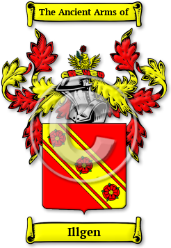 Illgen Family Crest Download (jpg) Legacy Series - 150 DPI