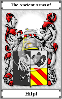 Hilpl Family Crest Download (JPG)  Book Plated - 150 DPI