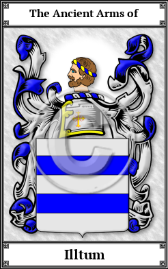 Illtum Family Crest Download (JPG)  Book Plated - 150 DPI