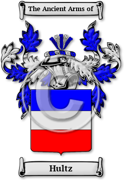 Hultz Family Crest Download (jpg) Legacy Series - 150 DPI