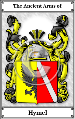 Hymel Family Crest Download (JPG)  Book Plated - 150 DPI