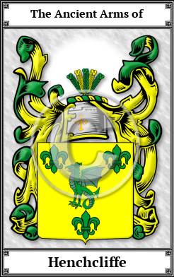 Henchcliffe Family Crest Download (JPG)  Book Plated - 150 DPI