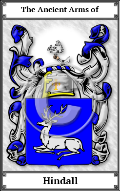 Hindall Family Crest Download (JPG)  Book Plated - 150 DPI