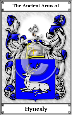 Hynesly Family Crest Download (JPG) Book Plated - 600 DPI