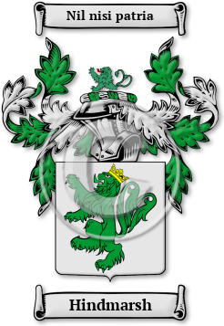 Hindmarsh Family Crest Download (JPG) Legacy Series - 600 DPI