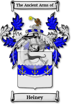 Heiney Family Crest Download (jpg) Legacy Series - 150 DPI