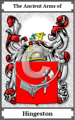 Hingeston Family Crest Download (JPG)  Book Plated - 150 DPI