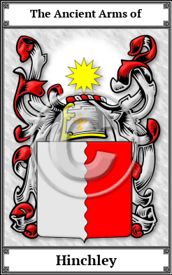 Hinchley Family Crest Download (JPG)  Book Plated - 150 DPI