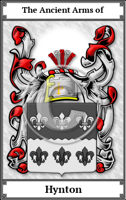 Hynton Family Crest Download (JPG)  Book Plated - 150 DPI