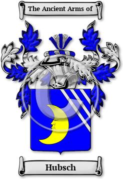 Hubsch Family Crest Download (JPG) Legacy Series - 600 DPI