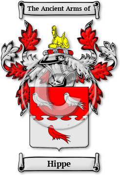 Hippe Family Crest Download (jpg) Legacy Series - 150 DPI