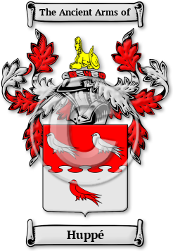 Huppé Family Crest Download (JPG) Legacy Series - 600 DPI