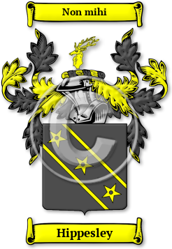 Hippesley Family Crest Download (jpg) Legacy Series - 150 DPI