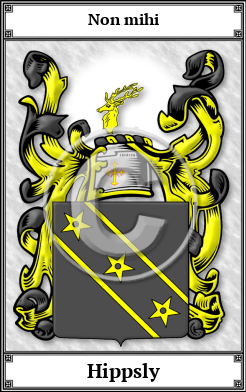 Hippsly Family Crest Download (JPG)  Book Plated - 150 DPI