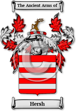 Hersh Family Crest Download (JPG) Legacy Series - 600 DPI