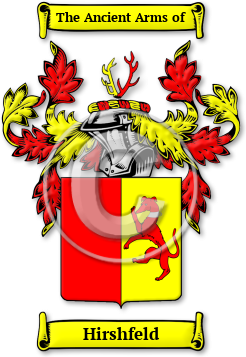 Hirshfeld Family Crest Download (jpg) Legacy Series - 150 DPI