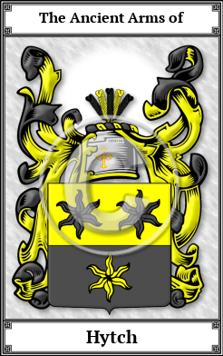 Hytch Family Crest Download (JPG)  Book Plated - 150 DPI