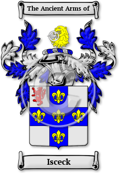 Isceck Family Crest Download (jpg) Legacy Series - 150 DPI