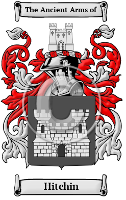 Hitchin Family Crest/Coat of Arms