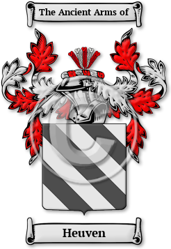 Heuven Family Crest Download (jpg) Legacy Series - 150 DPI
