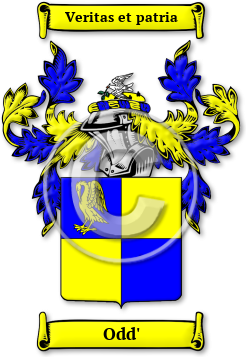 Odd' Family Crest Download (jpg) Legacy Series - 150 DPI