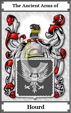 Hourd Family Crest Download (JPG)  Book Plated - 150 DPI