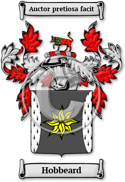 Hobbeard Family Crest Download (jpg) Legacy Series - 150 DPI