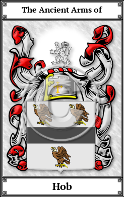 Hob Family Crest Download (JPG)  Book Plated - 150 DPI
