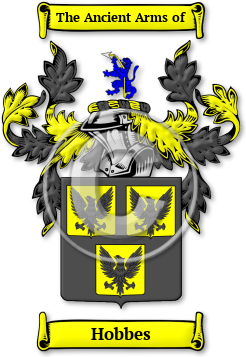 Hobbes Family Crest Download (jpg) Legacy Series - 150 DPI