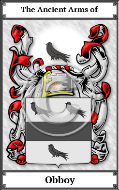 Obboy Family Crest Download (JPG) Book Plated - 600 DPI